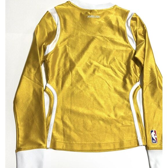 Nike x Ambush Women's Sz M Medium Long Sleeve Sweater NBA Lakers Gold $125 - Picture 2 of 6